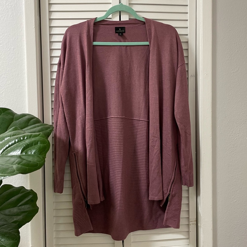 Mauve cardigan NWOT 🌸